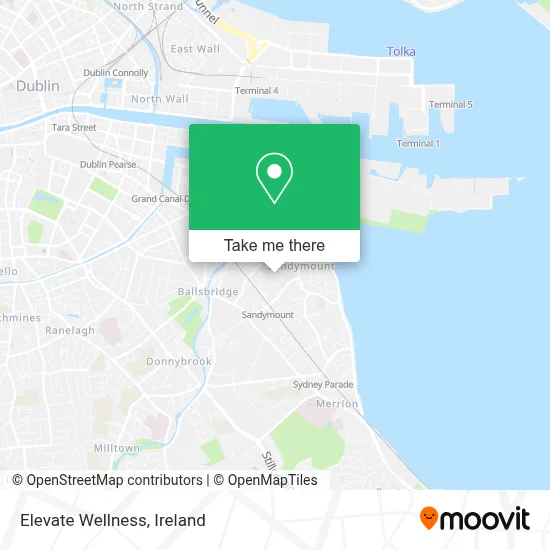Elevate Wellness map