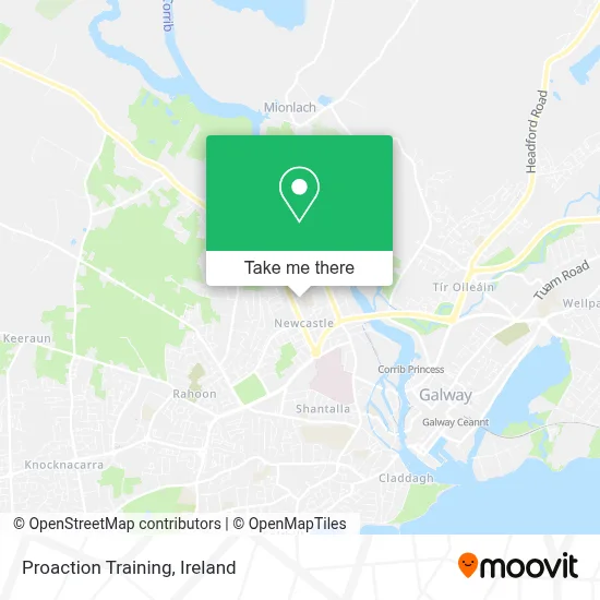 Proaction Training map