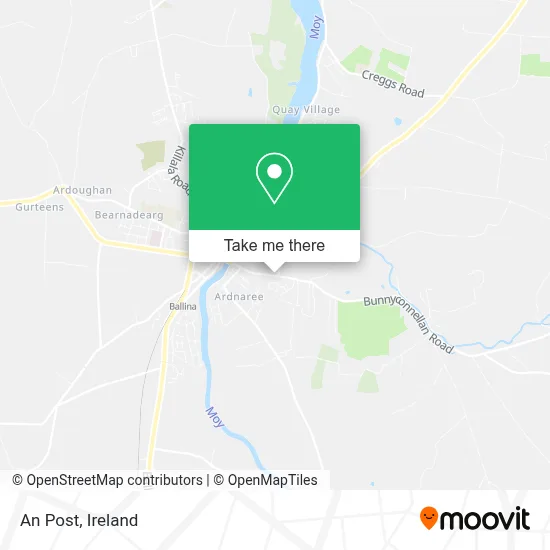 An Post map