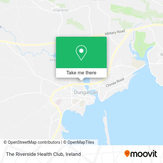 The Riverside Health Club map