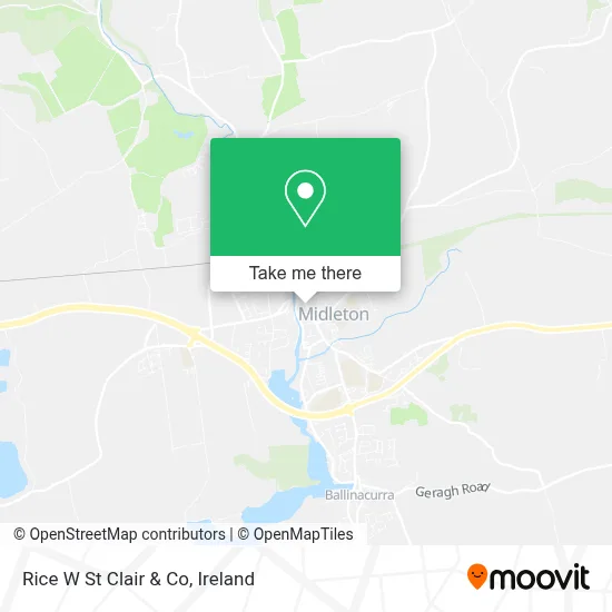 Rice W St Clair & Co map