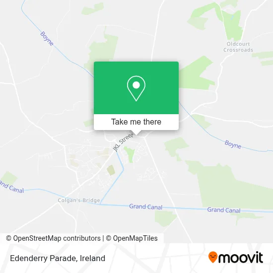 Edenderry Parade map