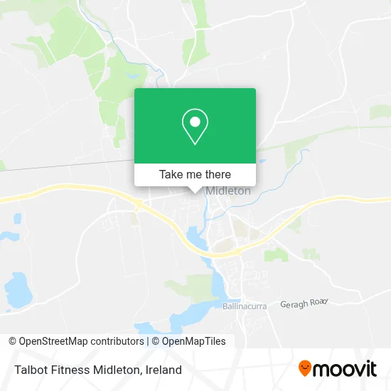 Talbot Fitness Midleton map