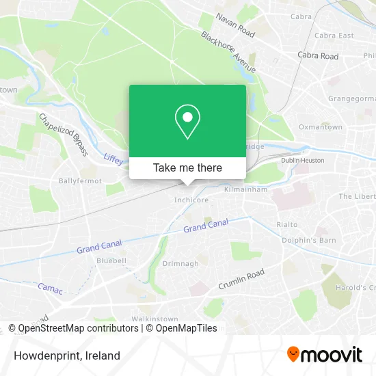 Howdenprint map
