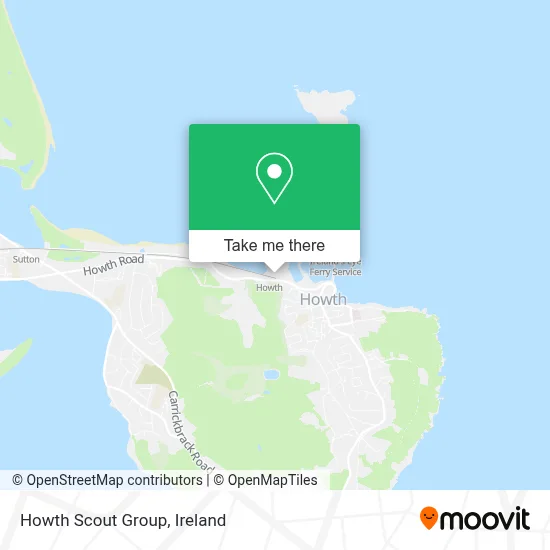 Howth  Scout Group map