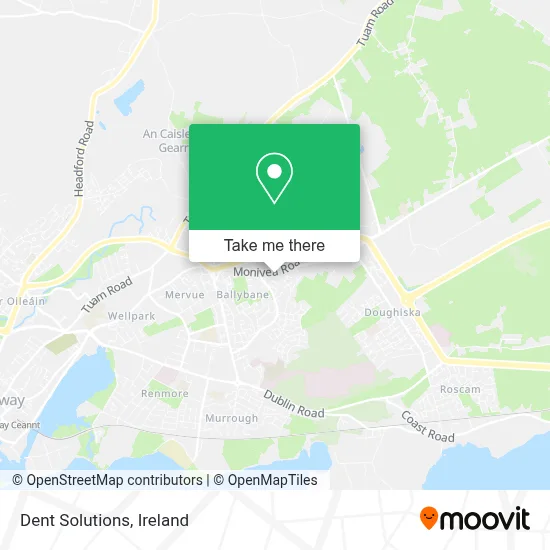 Dent Solutions map