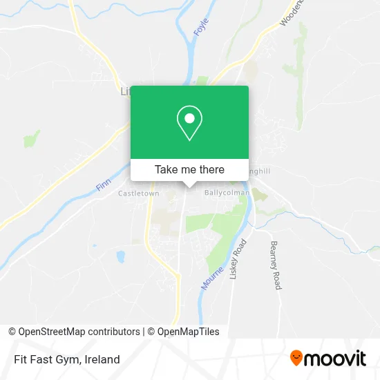 Fit Fast Gym map