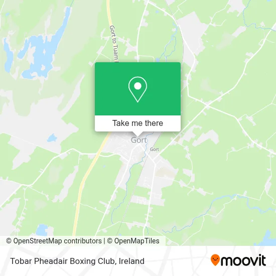 Tobar Pheadair Boxing Club map