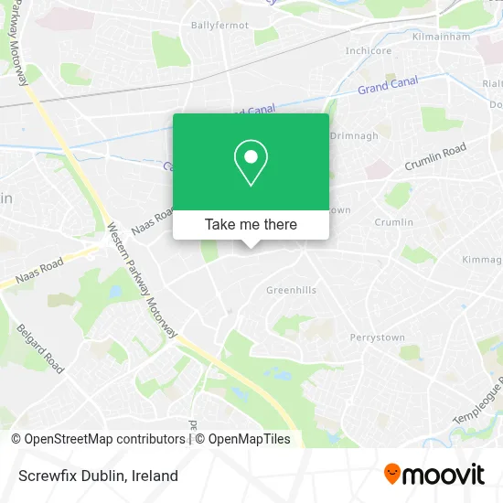 Screwfix Dublin map
