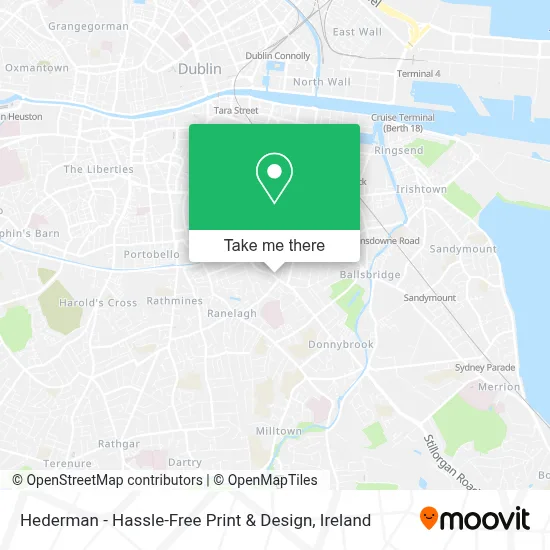 Hederman - Hassle-Free Print & Design map