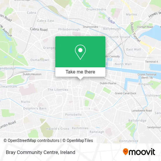 Bray Community Centre map