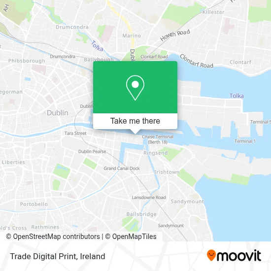 Trade Digital Print map