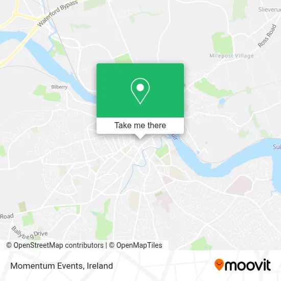 Momentum Events map