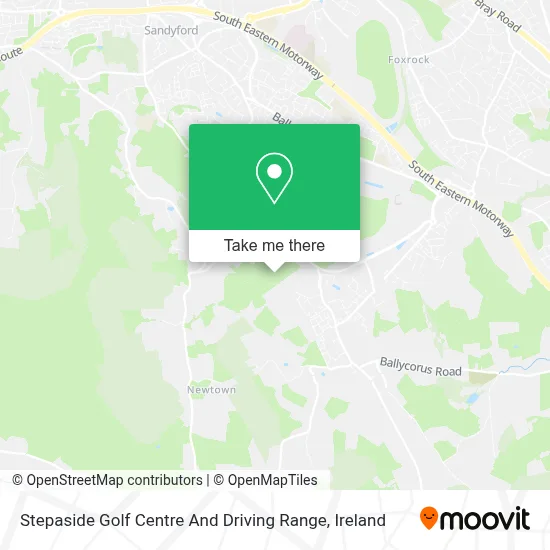 Stepaside Golf Centre And Driving Range map