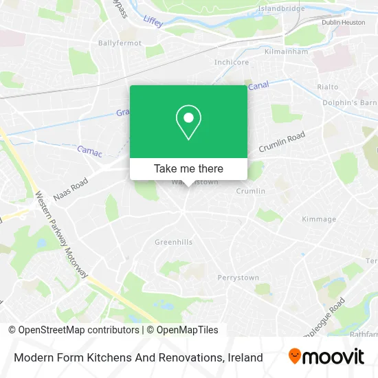 Modern Form Kitchens And Renovations map