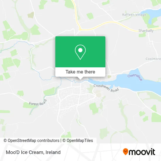Moo'D Ice Cream map