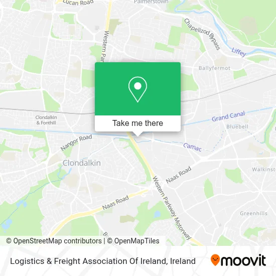 Logistics & Freight Association Of Ireland map