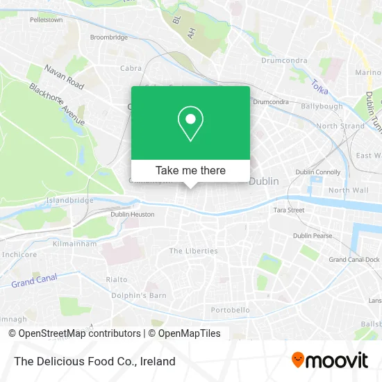 The Delicious Food Co. map