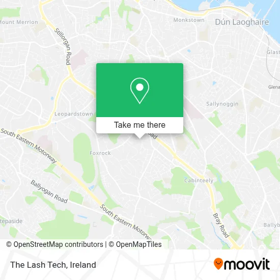 The Lash Tech map