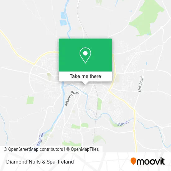 Diamond Nails & Spa map