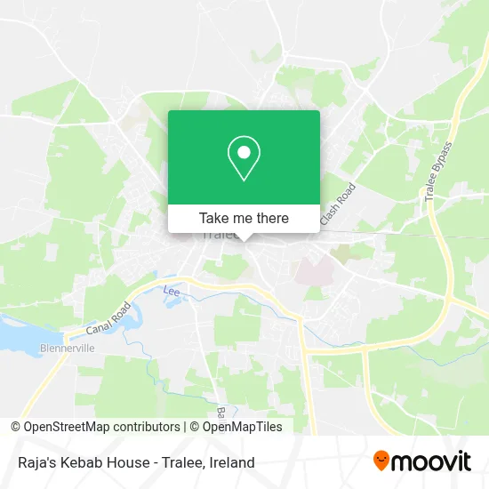 Raja's Kebab House - Tralee map