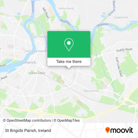St Brigids Parish map