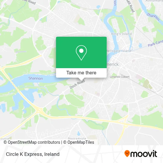 Circle K Express map