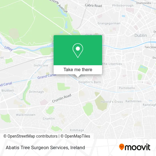 Abatis Tree Surgeon Services map