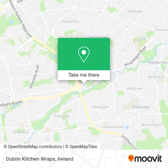 Dublin Kitchen Wraps map