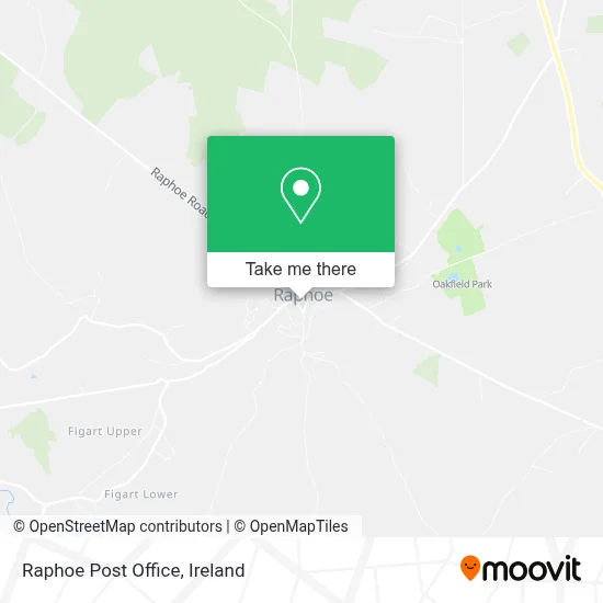 Raphoe Post Office map