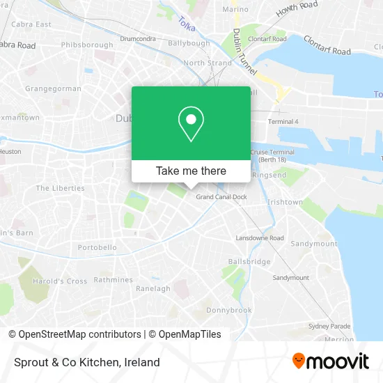 Sprout & Co Kitchen map
