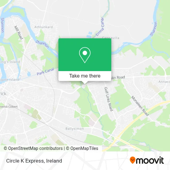 Circle K Express map