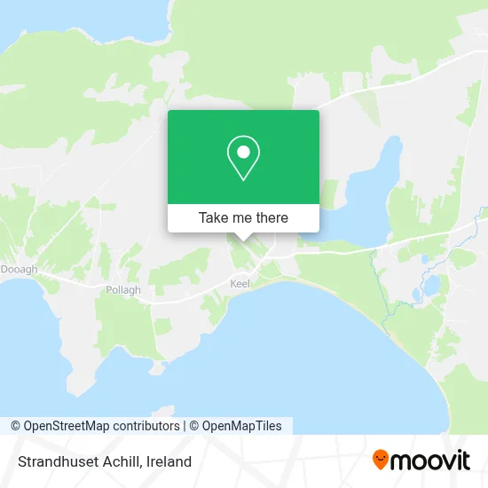 Strandhuset Achill map