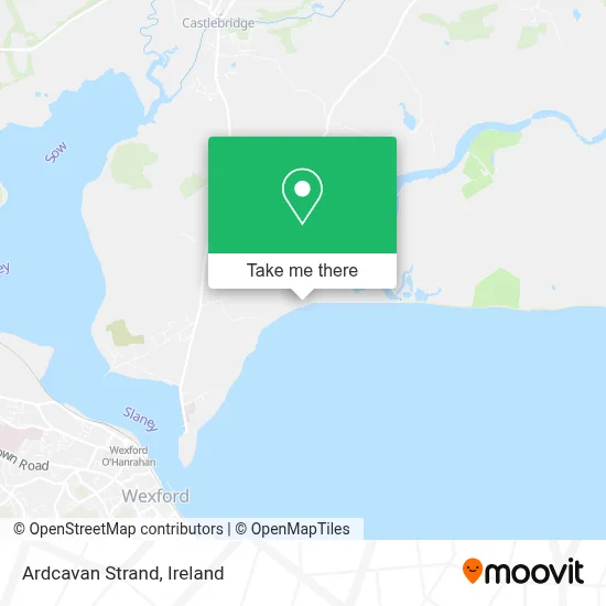 Ardcavan Strand map