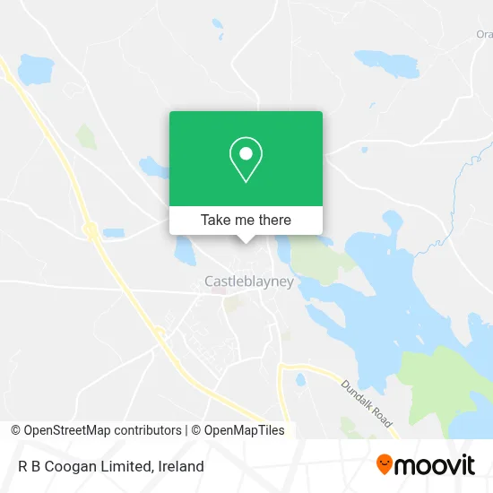 R B Coogan Limited map