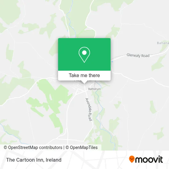 The Cartoon Inn map