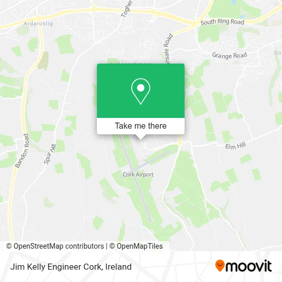 Jim Kelly  Engineer Cork map