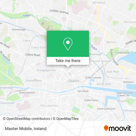 Master Mobile map