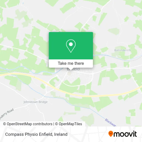 Compass Physio Enfield map
