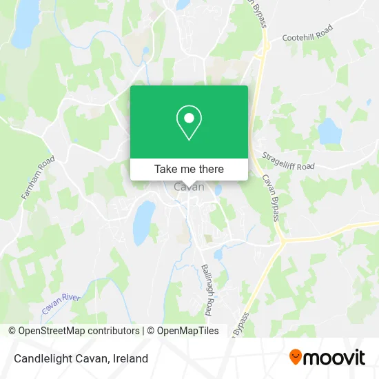 Candlelight Cavan map
