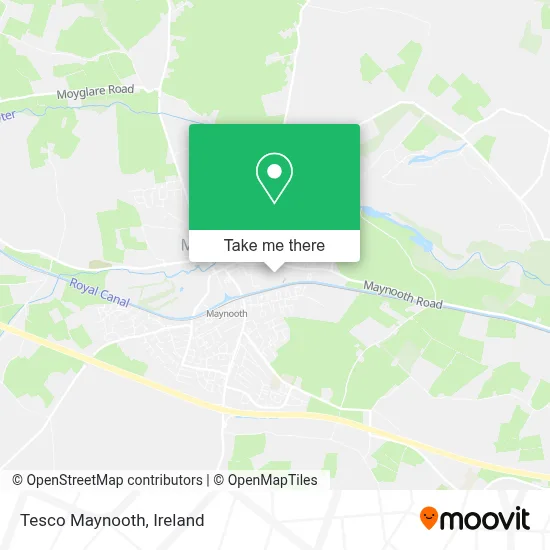 Tesco Maynooth map