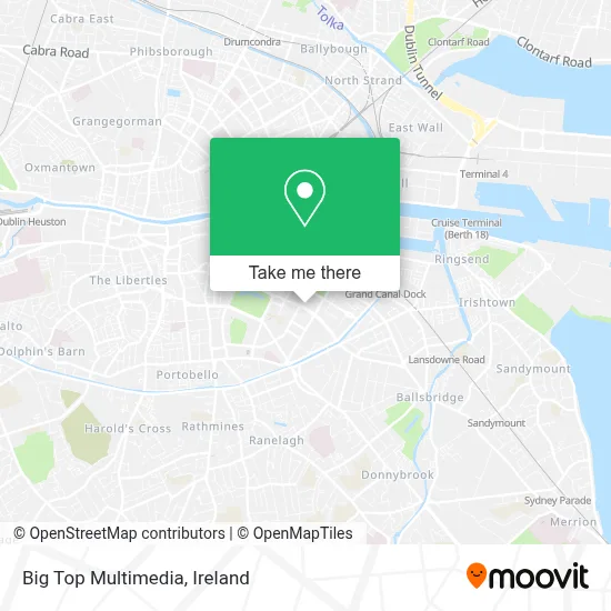 Big Top Multimedia map