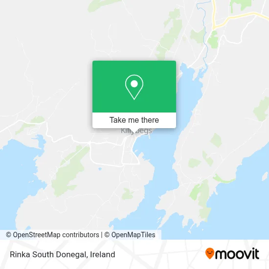 Rinka South Donegal map
