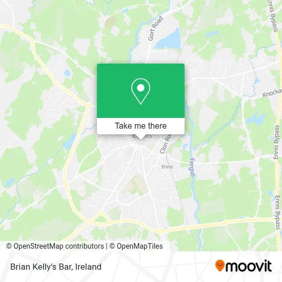 Brian Kelly's Bar map