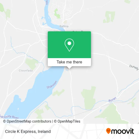 Circle K Express map