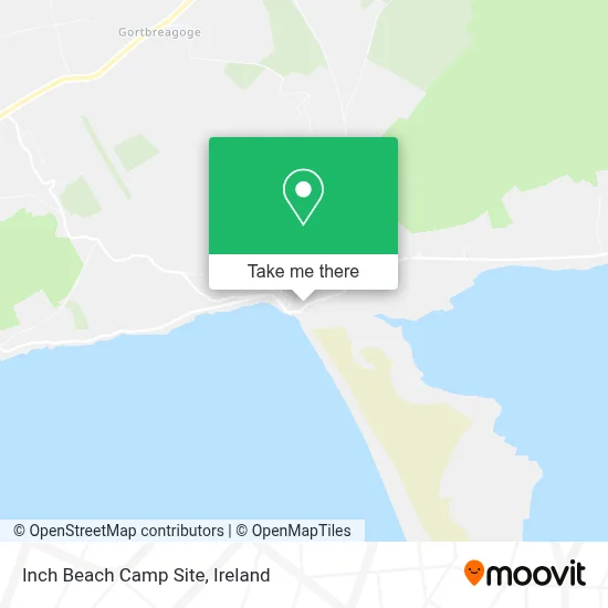 Inch Beach Camp Site map
