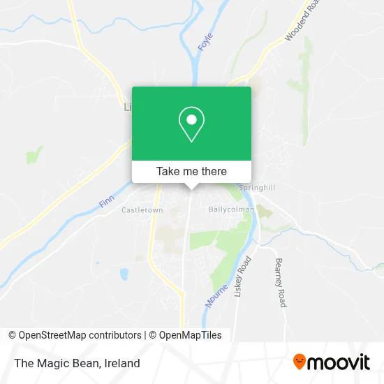 The Magic Bean map