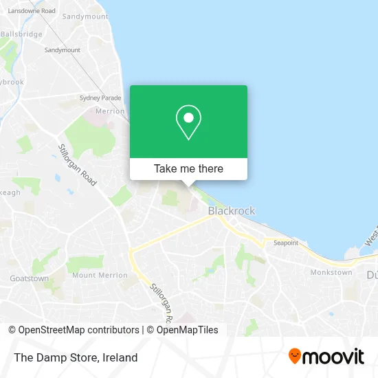 The Damp Store map