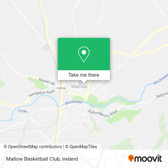 Mallow Basketball Club map