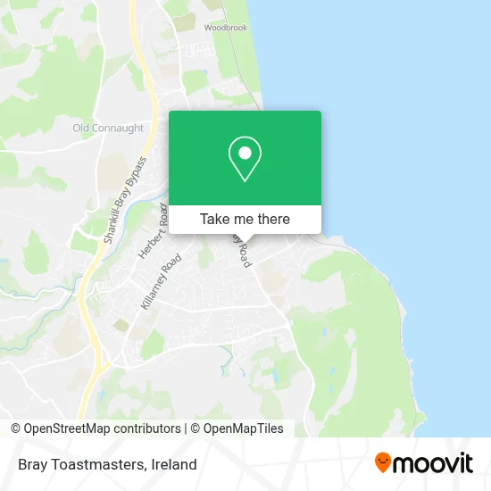 Bray Toastmasters map